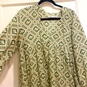 Green large dress